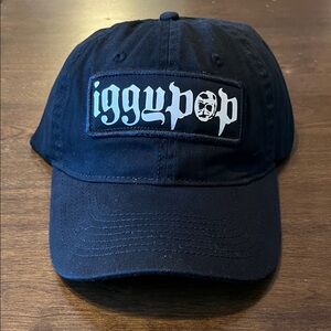 Iggy Pop Black Vintage 2005  Cap